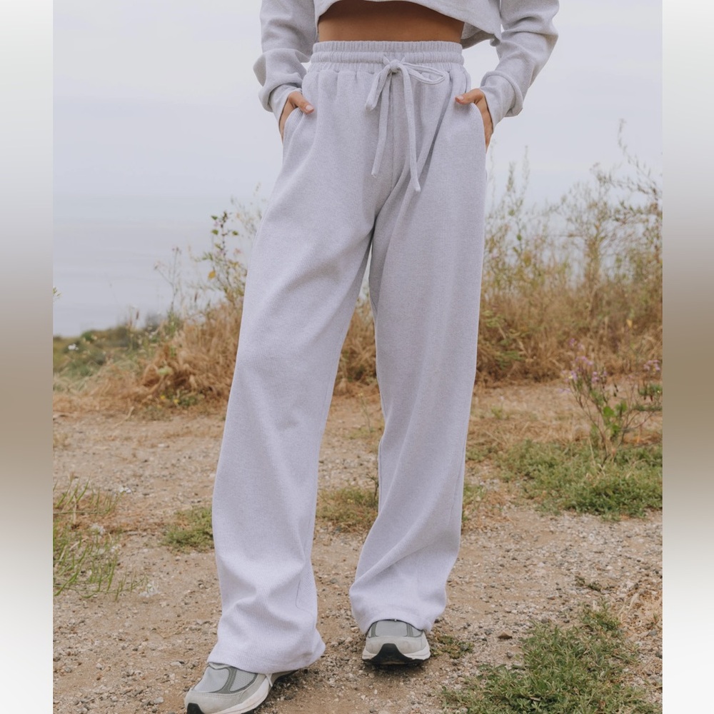 DAILY DRILLS Thermal Resort Pant-Light Grey M/L
